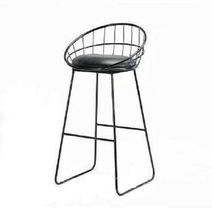 Thierry - Iron Hollow Out Frame Bar Stool | Bright & Plus.