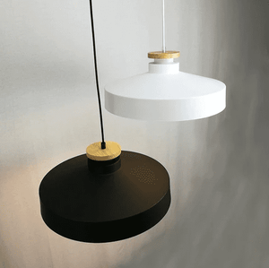 Tizia - Contrast Metal & Wood Pendant Lights