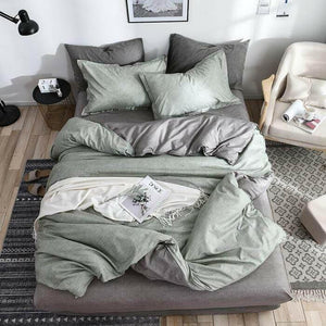 Two Tone DUVET Cover Set | Bright & Plus.