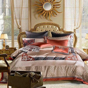 Venora Luxury Jacquard Duvet Cover Set | Bright & Plus.