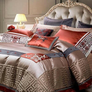 Venora Luxury Jacquard Duvet Cover Set | Bright & Plus.