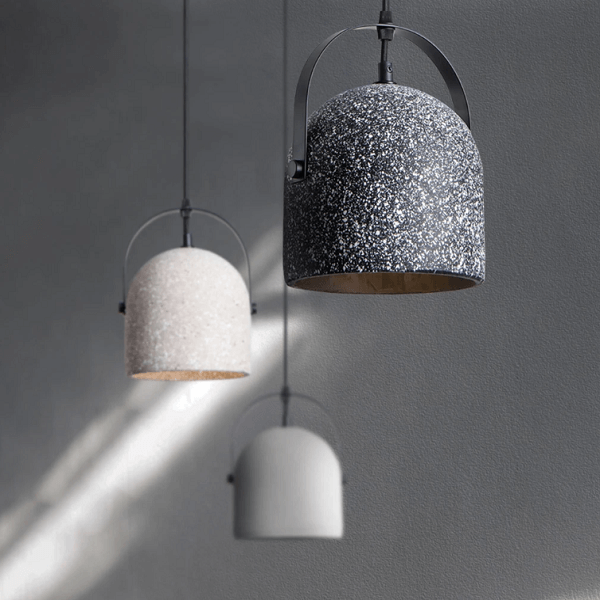 Visby Concrete Pendant Light | Bright & Plus.