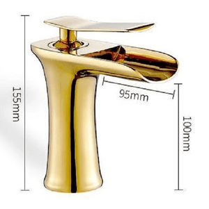 Waterfall Single Handle Basin Faucet | Bright & Plus.