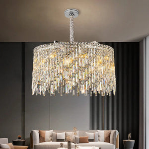 Wellmet - LED Crystal Pendant Lamp Chrome Design