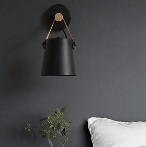 Wooden Lantern Nordic Hanging Wall Lamp | Bright & Plus.