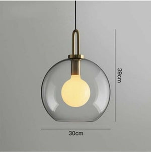 Zen - Nordic Glass Chandelier Circle Ceiling Lamp