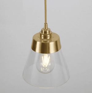 Cedrik Glass & Brass Pendant Lights