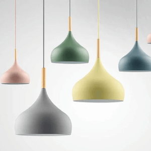 Aether - Matte Finish Macaroon Hanging Lamp | Bright & Plus.