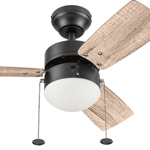 Aiken - Rubbed Bronze 3 Blade Ceiling Fan | Bright & Plus.