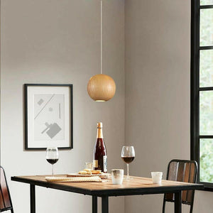 Alessio - LED Wooden Ball Pendant Lamp