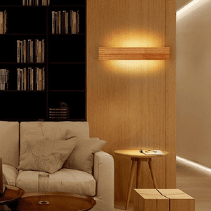 Alessio - Modern Nordic Wooden Wall Lamp | Bright & Plus.