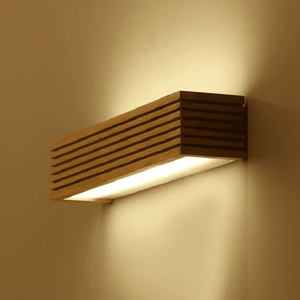 Alessio - Modern Nordic Wooden Wall Lamp | Bright & Plus.