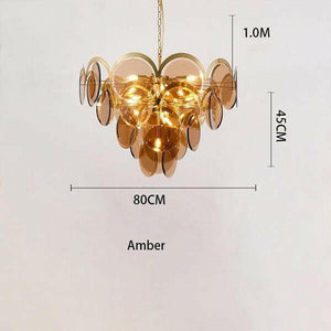 Alma - Creative Decoration Glass Chandelier | Bright & Plus.