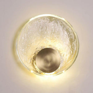 Alpes - Round Glass Wall Sconce