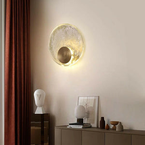 Alpes - Round Glass Wall Sconce