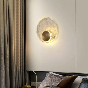 Alpes - Round Glass Wall Sconce