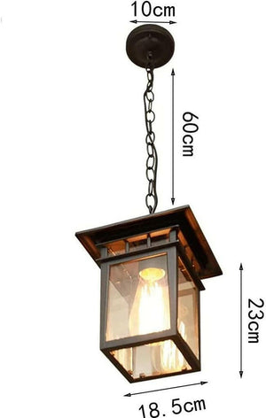 Aluminum Antique Pendant Lamp Outdoor/Indoor