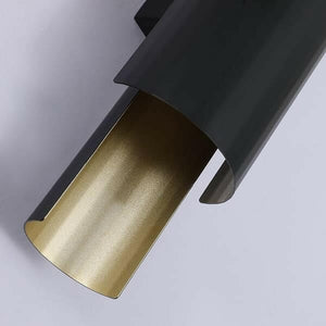 Ame - Metal And Glass Cylinder Wall Lamp