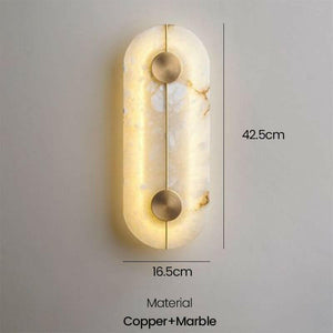 Anaas  - Modern Marble LED Wall Lights