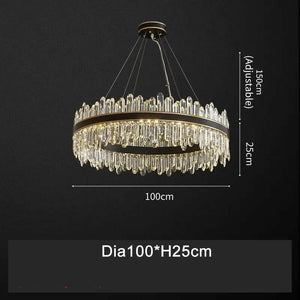 Anders -  Luxury Black Chandelier for Living Room