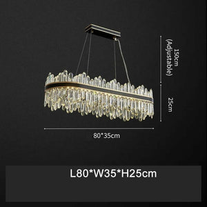 Anders -  Luxury Black Chandelier for Living Room