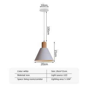 Anders - Nordic Wood Hanging Ceiling Light