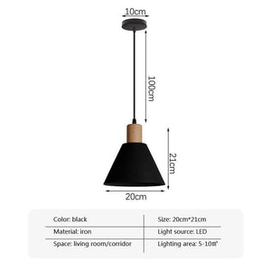 Anders - Nordic Wood Hanging Ceiling Light