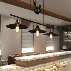 Anouk - Retro Pendant Retractable Chandelier Light Adjustable | Bright & Plus.