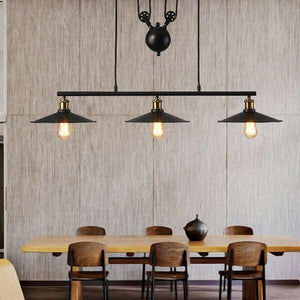 Anouk - Retro Pendant Retractable Chandelier Light Adjustable | Bright & Plus.