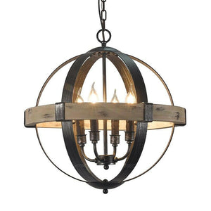 Aren - Sphere Nordic Classic Chandelier Black Metal