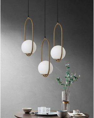 Argus - Modern Gold Globe Pendant Light Industrial