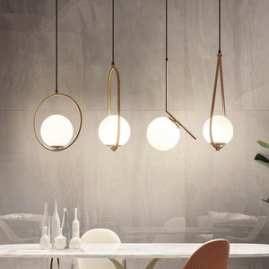 Argus - Modern Gold Globe Pendant Light Industrial