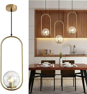 Argus - Modern Gold Globe Pendant Light Industrial