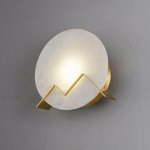 Armin - Modern Copper Marble LED Wall Lamp