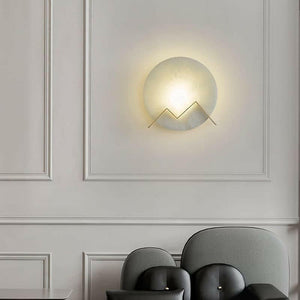 Armin - Modern Copper Marble LED Wall Lamp