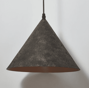 Arvid - Industrial Pendant Lamp with Conical Rust Shade