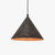 Arvid - Industrial Pendant Lamp with Conical Rust Shade