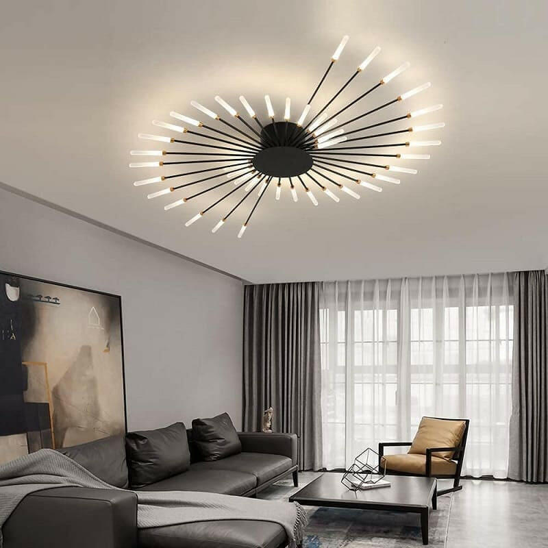 Arvid - Modern Flower Shaped Ceiling Lamp (28/42 heads)