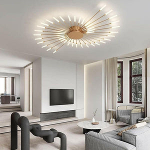 Arvid - Modern Flower Shaped Ceiling Lamp (28/42 heads)