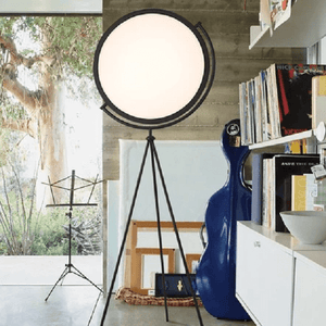 Astra - Black Nordic Lunar Floor Lamp | Bright & Plus.