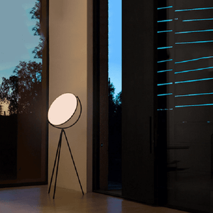 Astra - Black Nordic Lunar Floor Lamp | Bright & Plus.