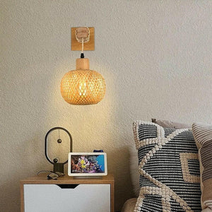 Balui - Bamboo Woven Wood Wall Lamp