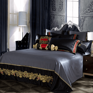 Bartedo Silk Satin Luxury Royal Duvet Cover Set | Bright & Plus.