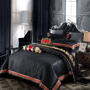 Bartedo Silk Satin Luxury Royal Duvet Cover Set | Bright & Plus.