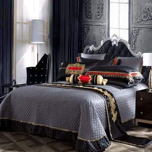 Bartedo Silk Satin Luxury Royal Duvet Cover Set | Bright & Plus.