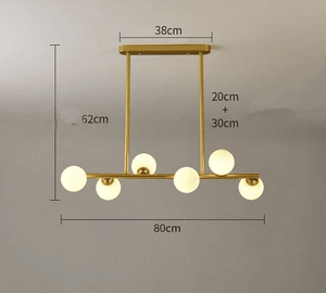 Basil - Glass Globe Chandelier