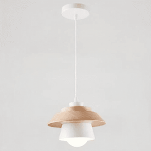 Belle - Modern Nordic Wood and Metal Pendant Light