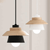 Belle - Modern Nordic Wood and Metal Pendant Light