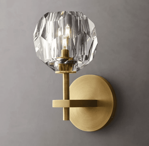 Belle Crystal - Indoor Luxury Copper Wall Lamp