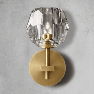 Belle Crystal - Indoor Luxury Copper Wall Lamp